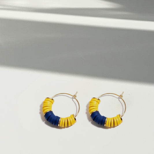 Polymer Bead Hoops