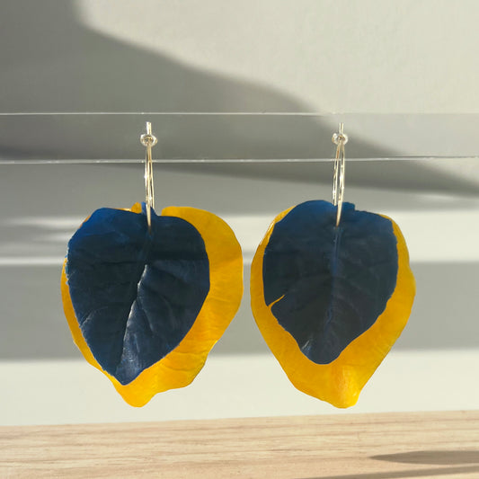 Translucent Leaves Hoops