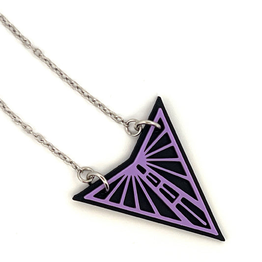 Split stainless steel cable chain necklace