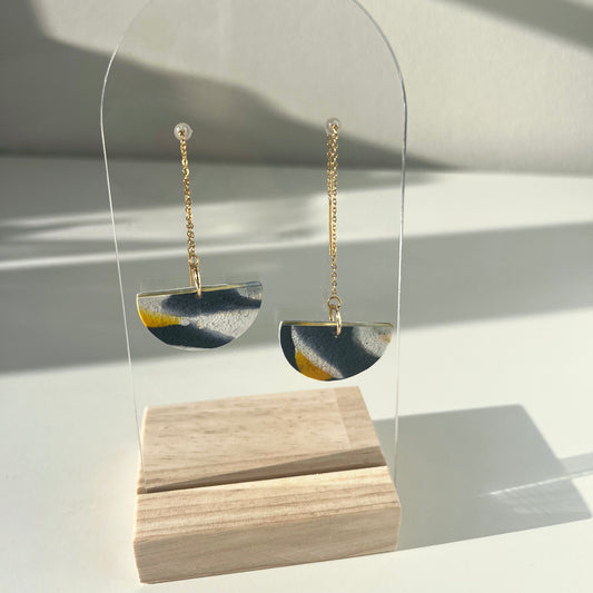Reversible Half Moon Threader Dangles