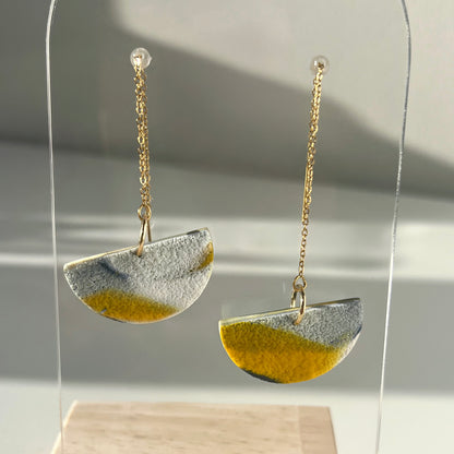 Reversible Half Moon Threader Dangles