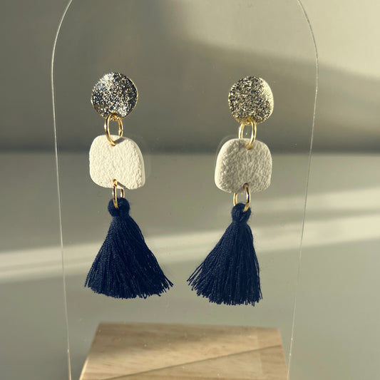 Frosted Dangle + Tassel