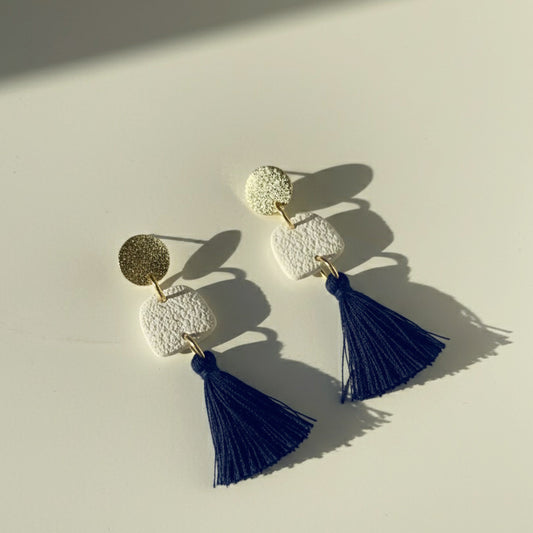 Frosted Dangle + Tassel
