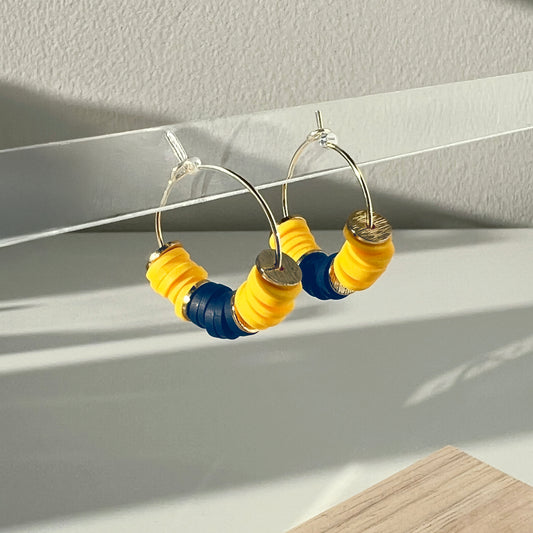 Polymer Bead Hoops