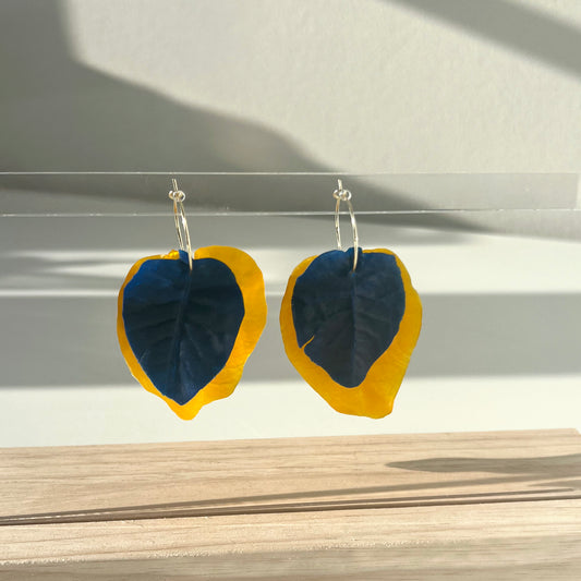 Translucent Leaves Hoops