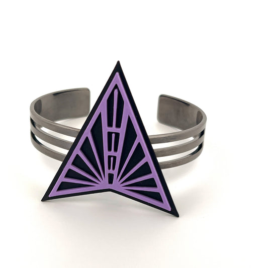 Gunmetal Cuff with Valkyries Logo