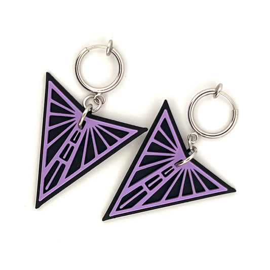 Medium Valkyrie Clip-on Hoops