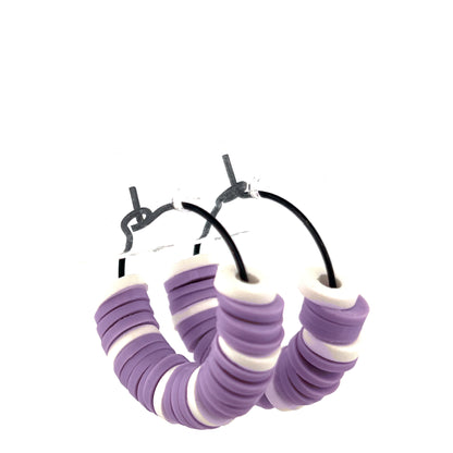Polymer Clay Bead Hoops